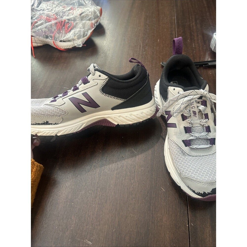 S28 New Balance Women's 510 V5 Trail Running Shoe, Gray Black, Size 10